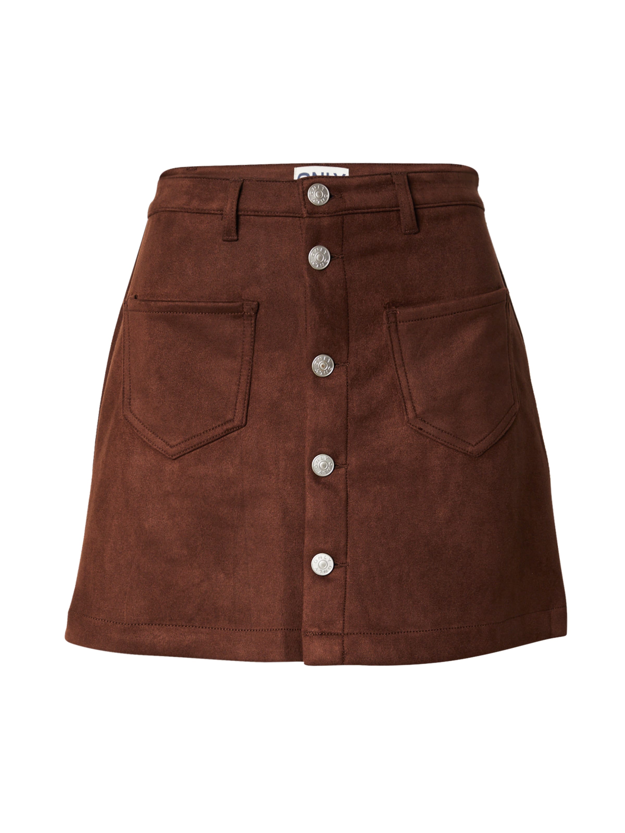 ONLY Jupe 'ONLAMAZING-STINA' en chocolat, Vue avec produit