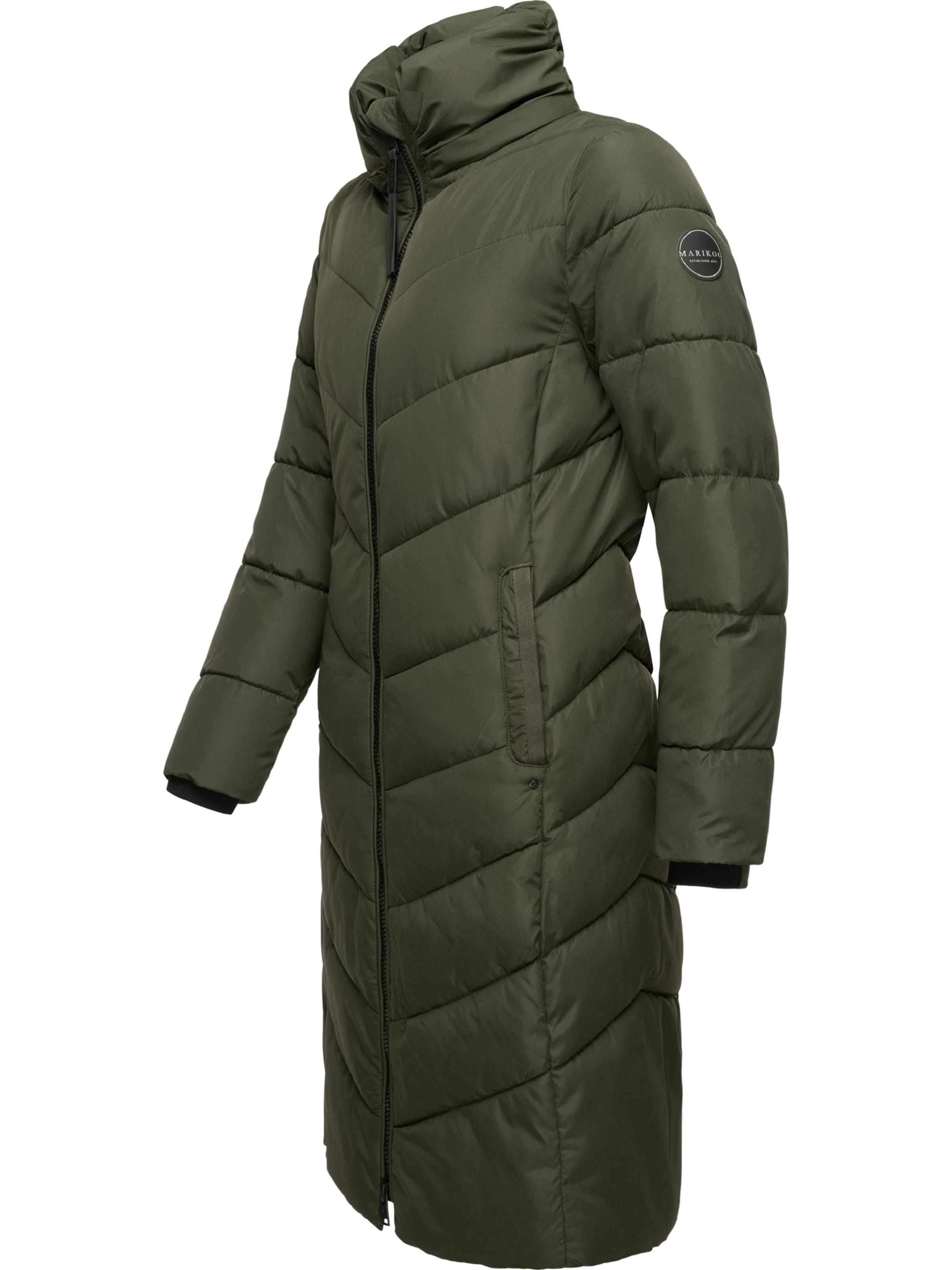 Manteau d’hiver 'Sahnekatzii' MARIKOO en vert