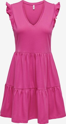 ONLY Dress 'MAY' in Pink: front