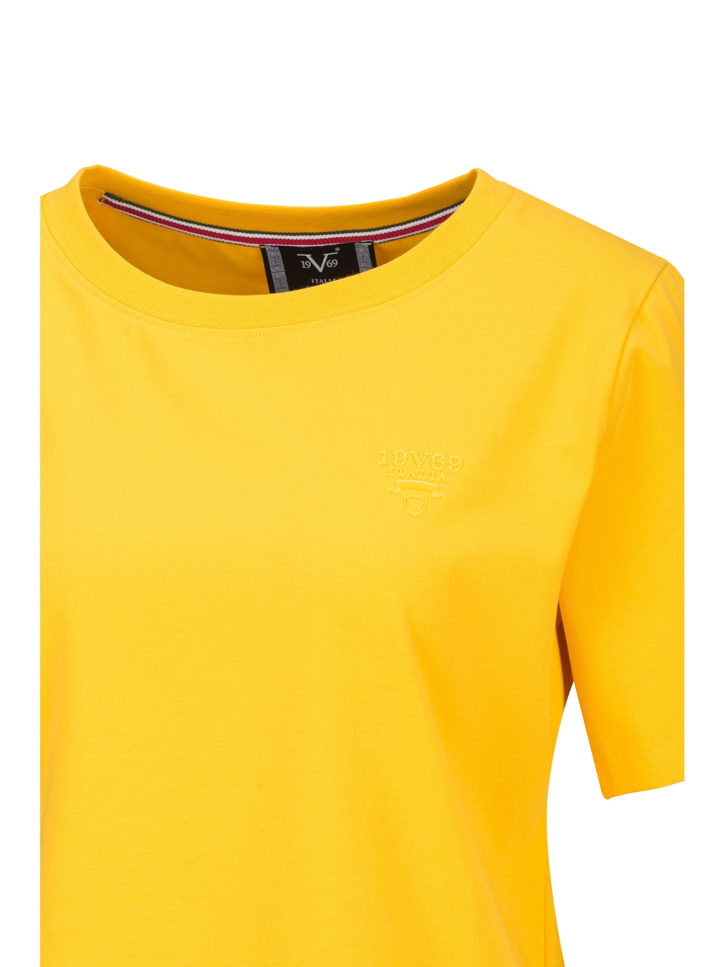 19V69 ITALIA Shirt 'Bellara' in Yellow