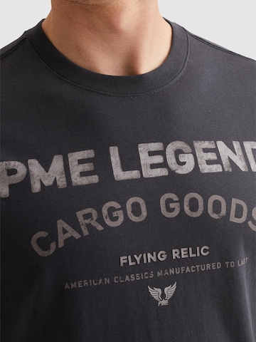 PME Legend Shirt 'PME LEGEND - T-shirt with signature artwork' in Grijs