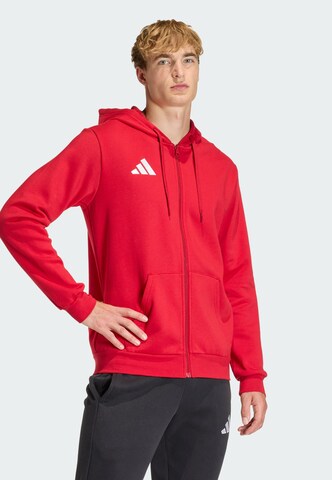 Veste de survêtement 'Entrada26' ADIDAS PERFORMANCE en rouge : devant