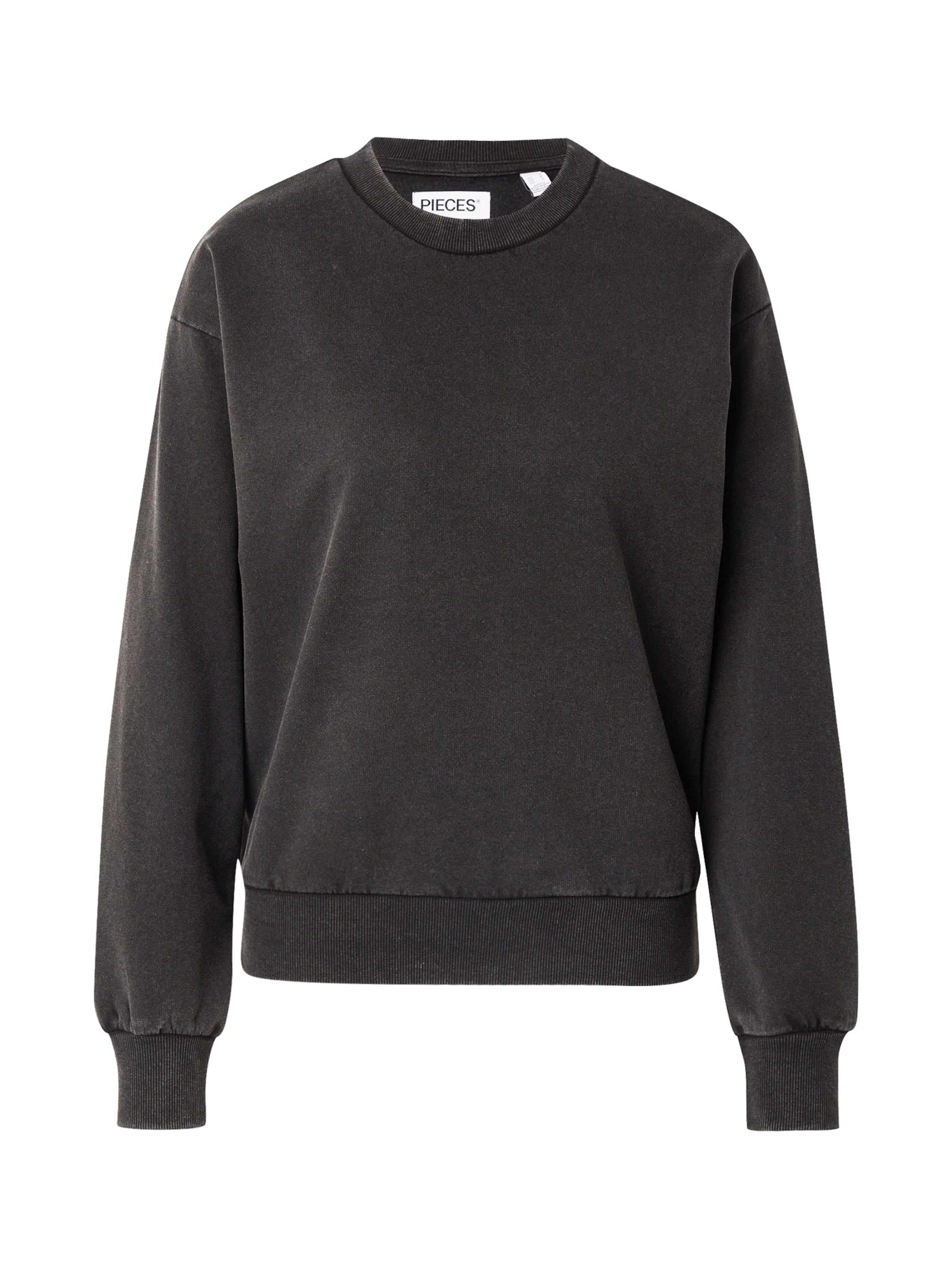 PIECES Μπλούζα φούτερ 'PCChilli' σε μαύρο: μπροστά