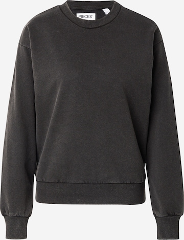 PIECES Collegepaita 'PCChilli' värissä musta: etupuoli