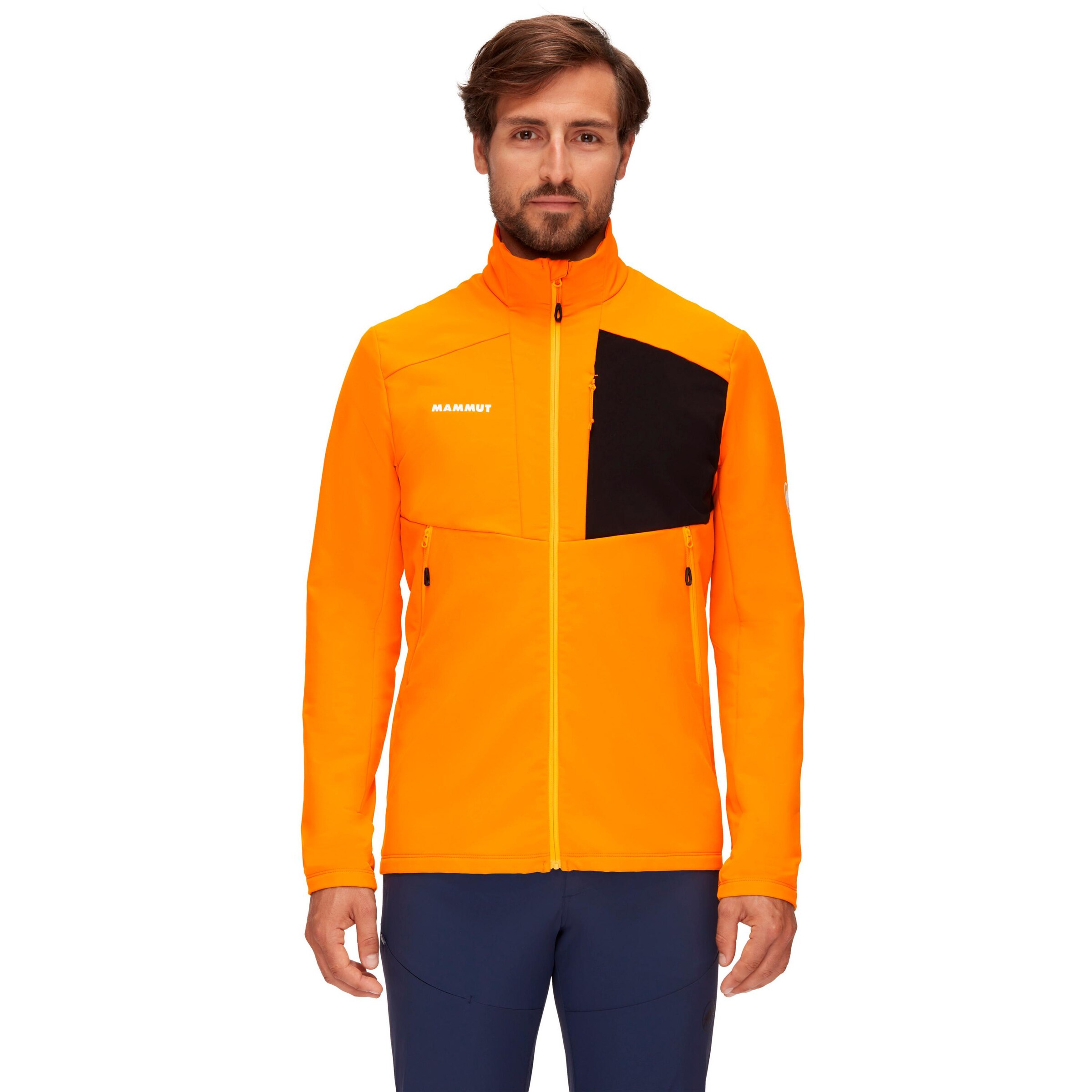 MAMMUT Fleecejacke 'Madris' in Gelb: Vorderseite