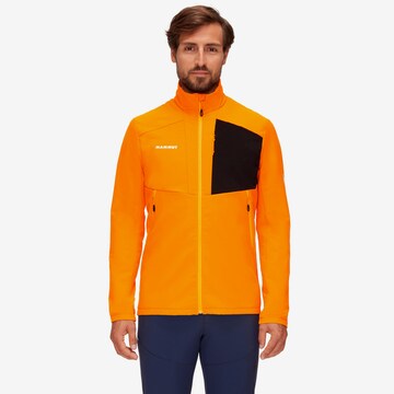 MAMMUT Outdoor jacket 'Madris' in Yellow: front