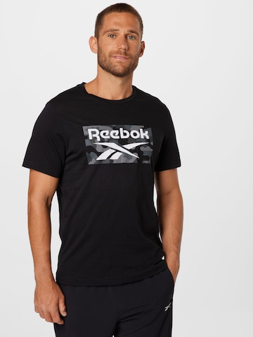 Reebok Functioneel shirt in Zwart: voorkant