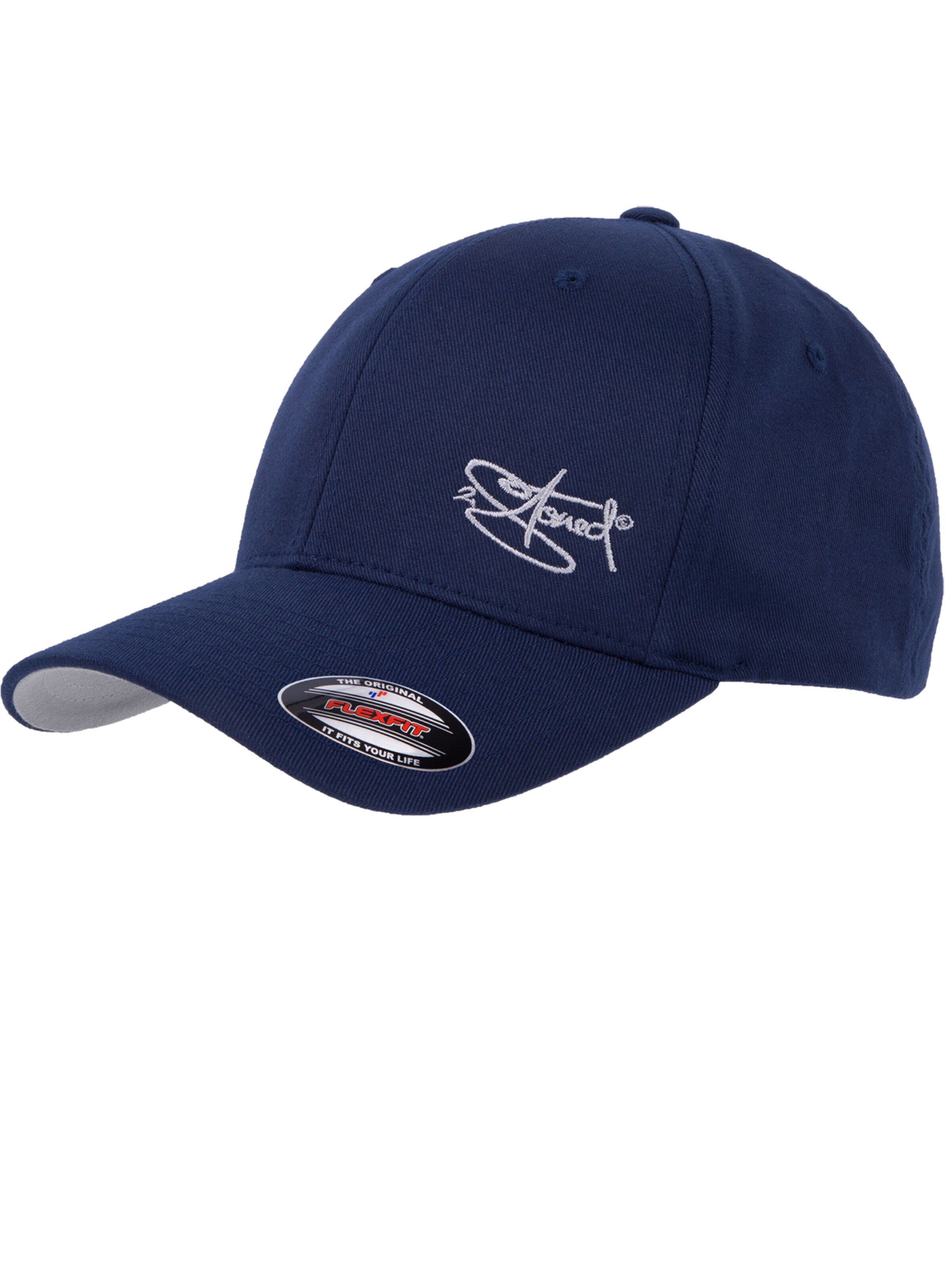 2Stoned Cap 'Flexfit Wooly Combed Classic' in Blue