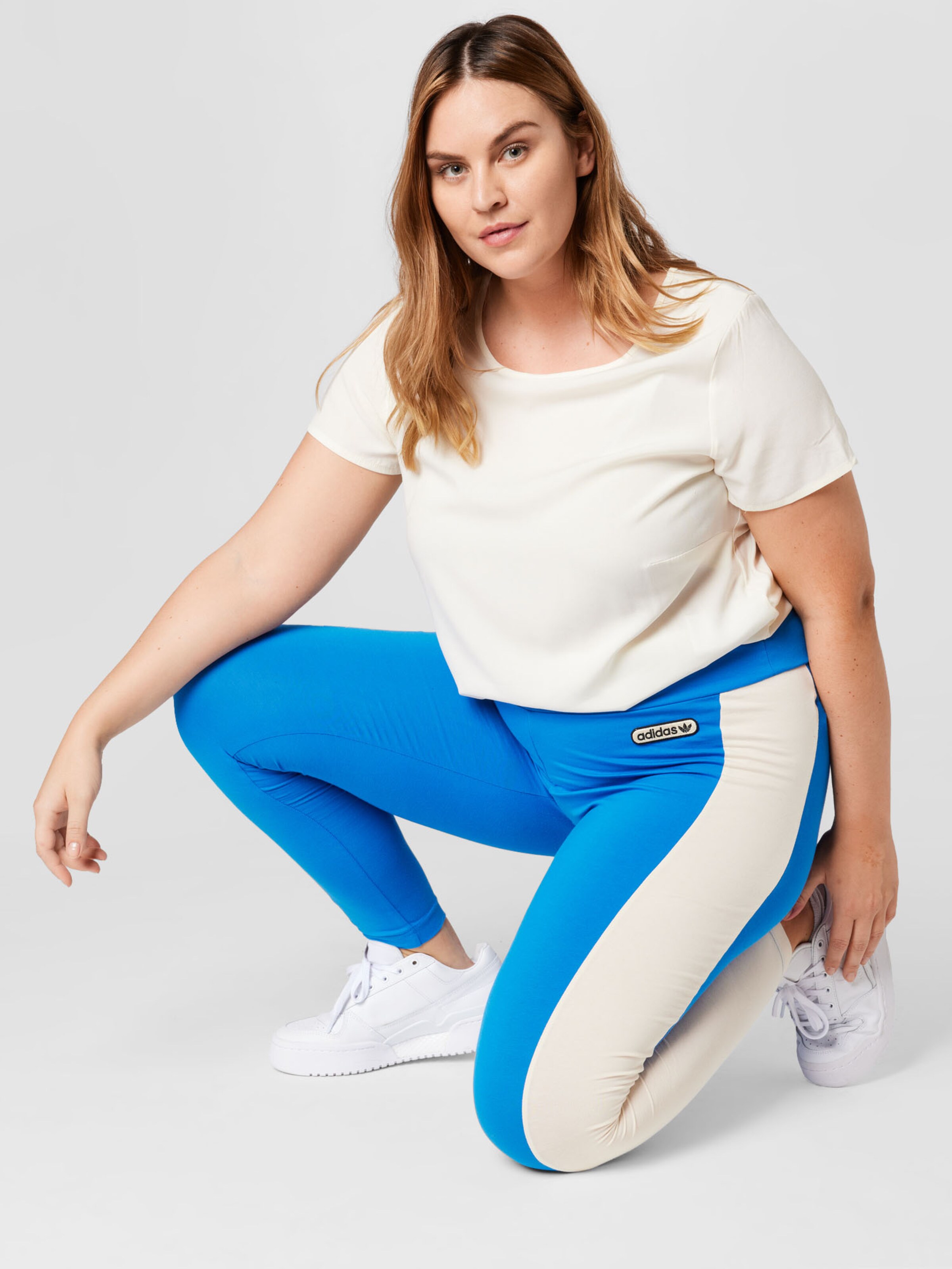 Frauen Große Größen ADIDAS ORIGINALS Leggings in Royalblau - YF32000 Frauen Große Größen ADIDAS ORIGINALS Leggings in Royalblau - YF32000