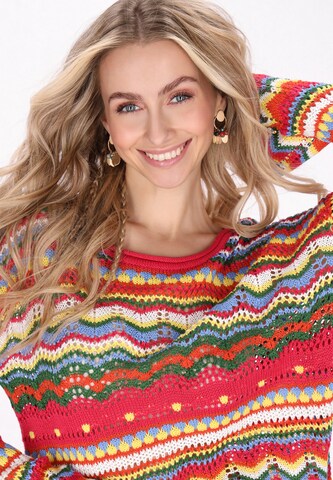 Pull-over IZIA en rouge