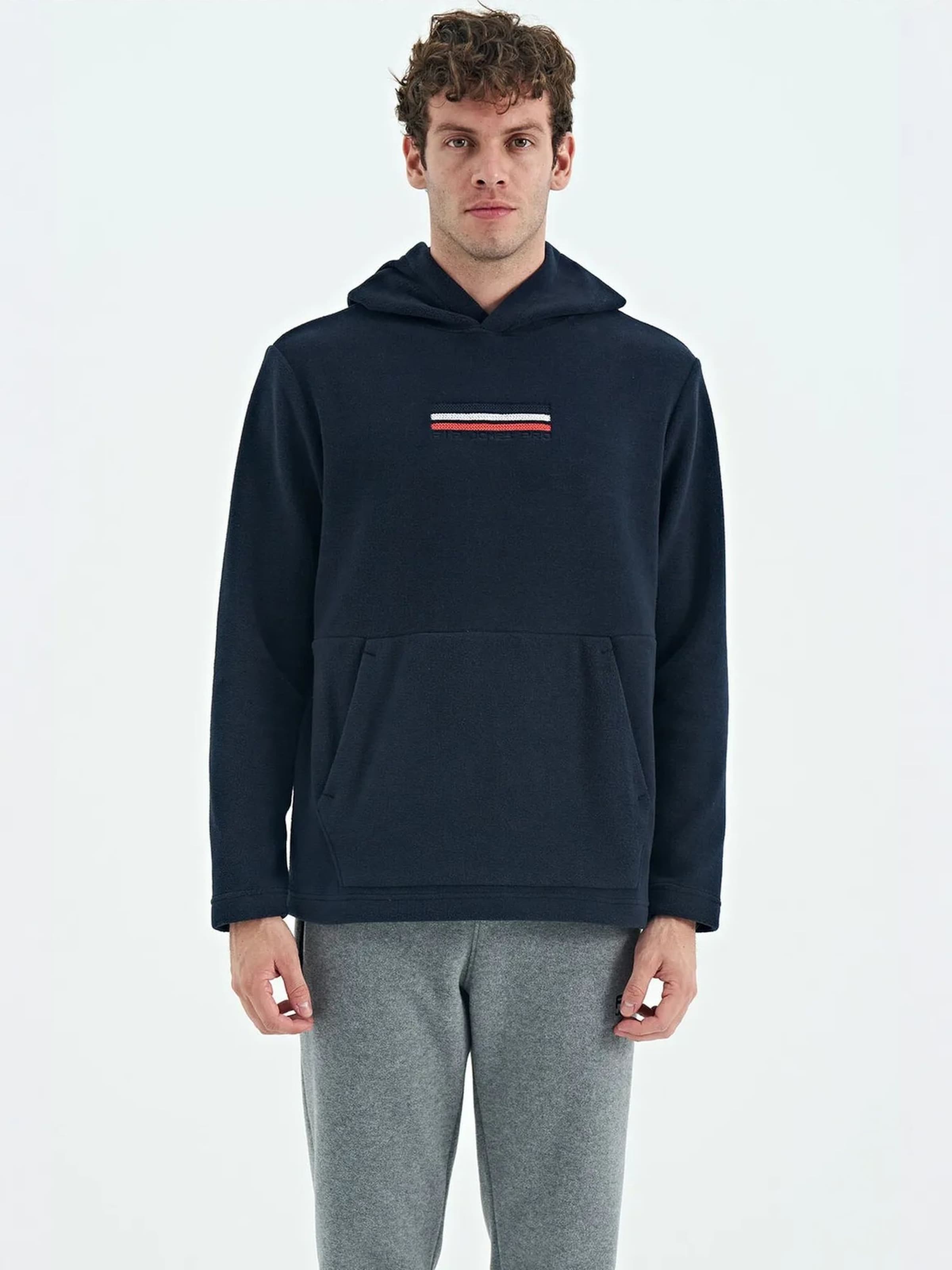 Sweat-shirt Tommy Life en bleu : devant