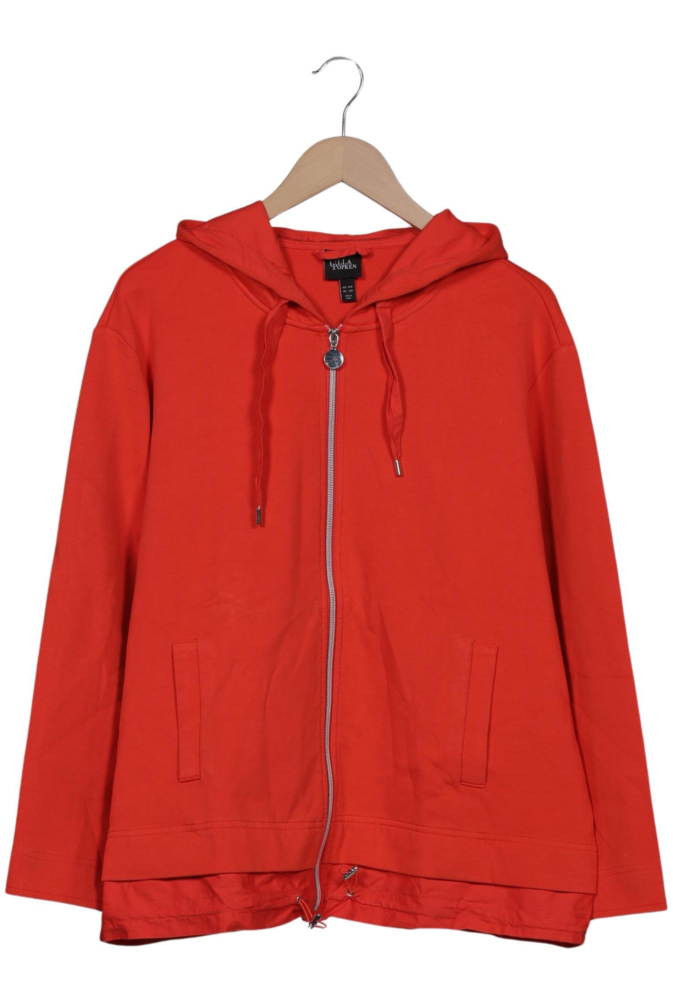 Ulla Popken Kapuzenpullover XXXL in Rot: Vorderseite