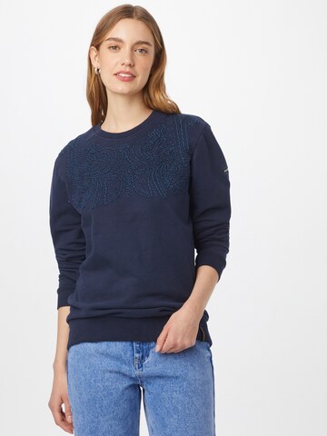 Superdry Sweatshirt 'Bohemian' in Blauw: voorkant