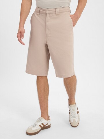Santa Cruz Loosefit Broek 'Dillon' in Beige: voorkant