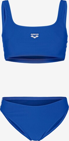 ARENA Bustier Bikini 'ICONS' in Blau: predná strana