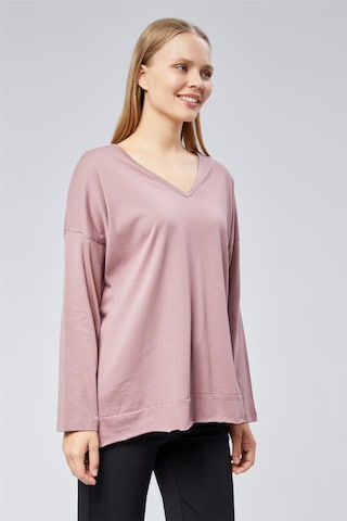 HOME STORE Shirt in Braun
