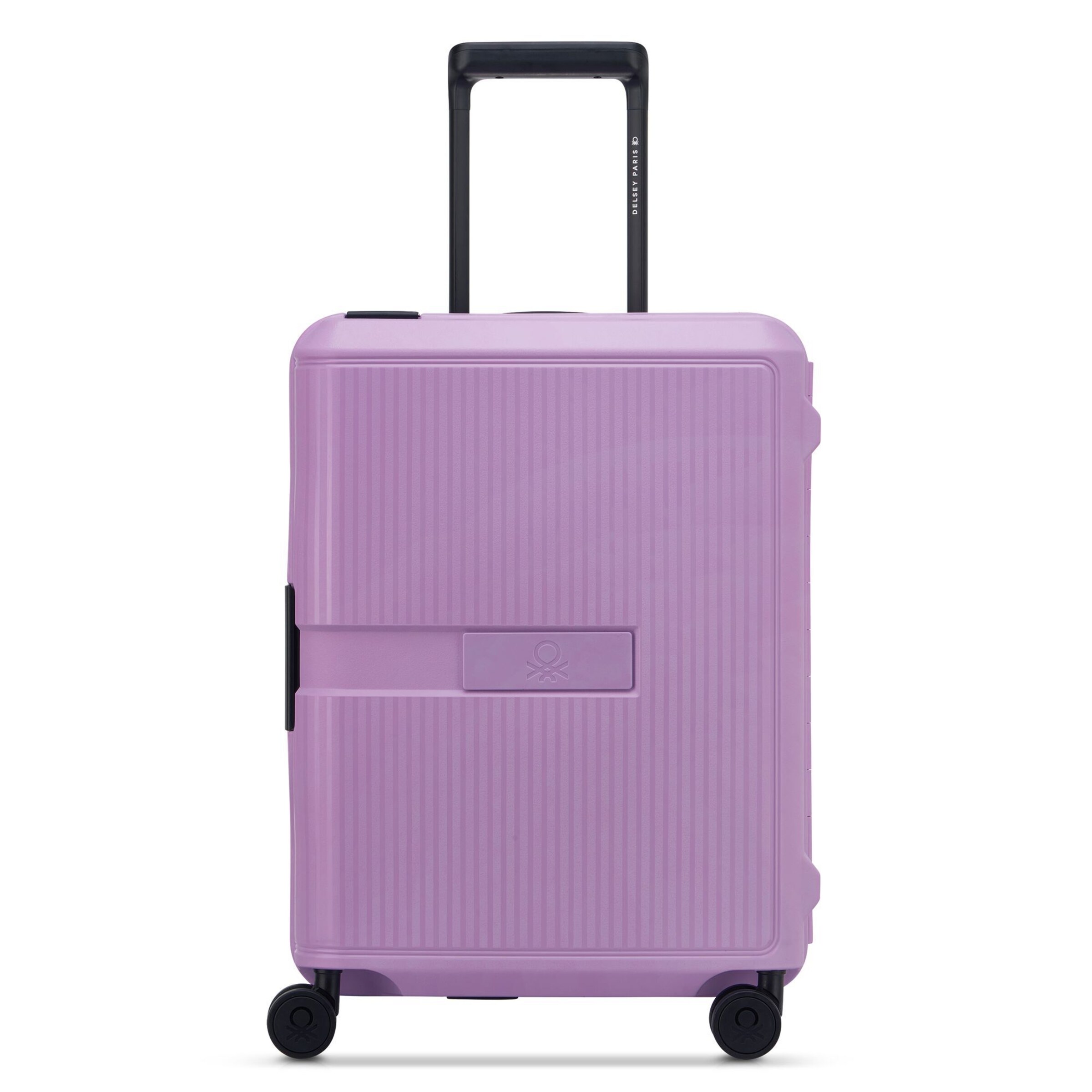 Trolley 'United Colors of Benetton' di Delsey Paris in lilla: frontale