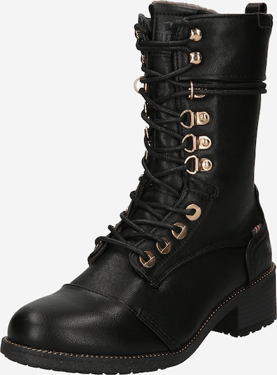 MUSTANG Lace-up boot 'Mustang' in Gold / Black, Item view