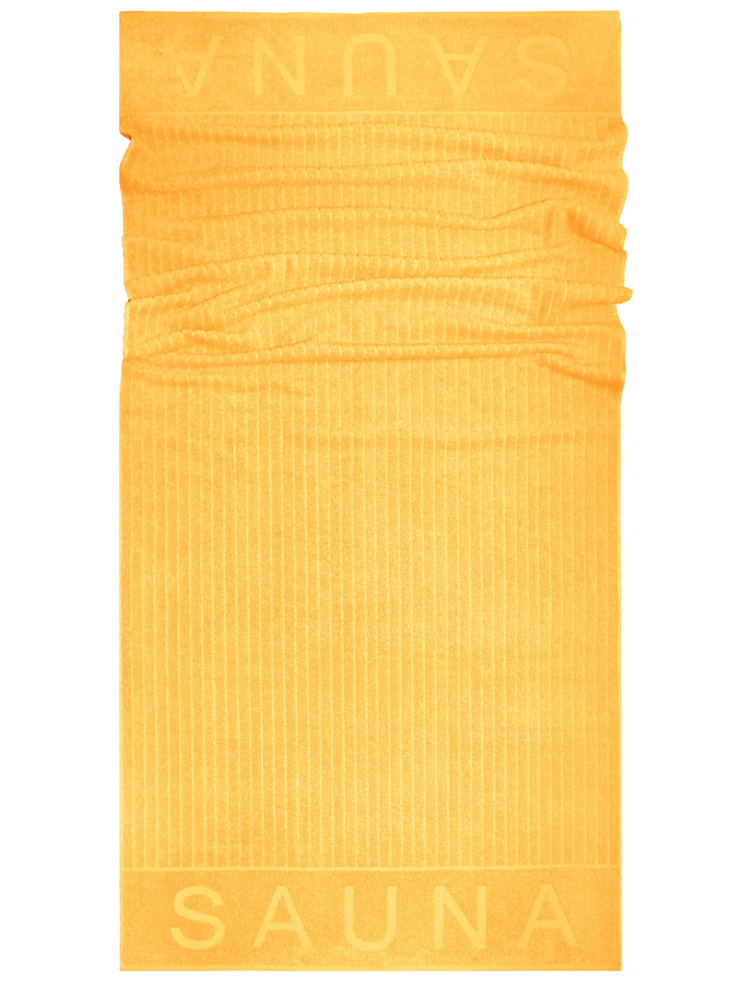 Lashuma Towel 'Kopenhagen' in Yellow: front