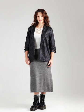 Blazer 'PCBOSELLA' PIECES Curve en noir