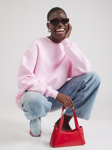 Sweat-shirt OH APRIL en rose