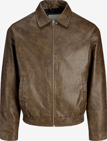 JACK & JONES Overgangsjakke 'JJLEON' i brun: forside