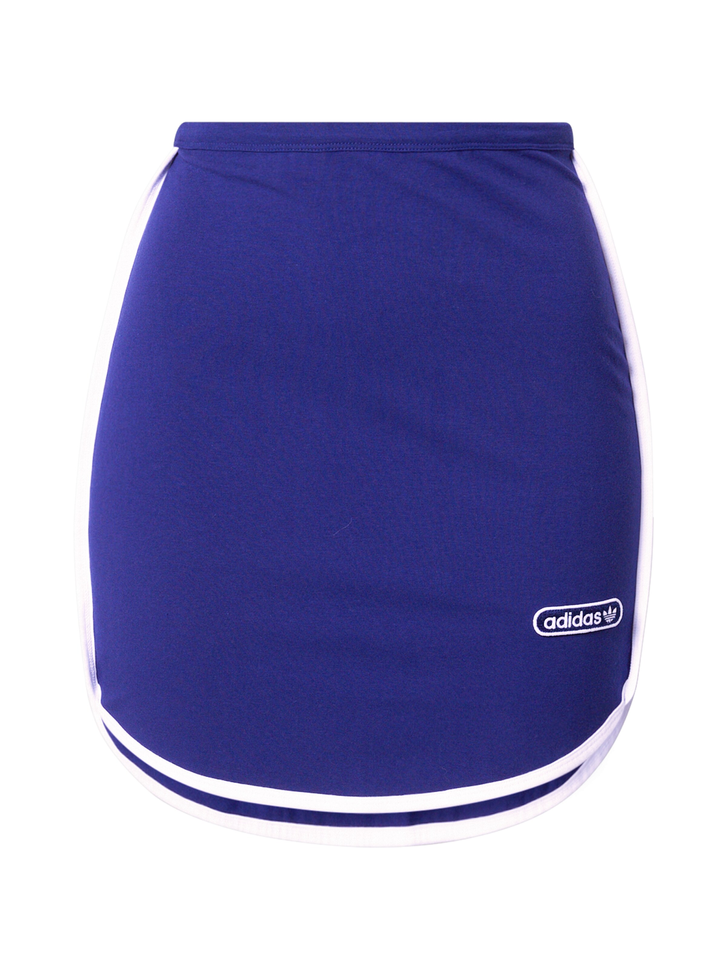 ADIDAS ORIGINALS Rok 'Mini With Binding Details' in Blauw: voorkant