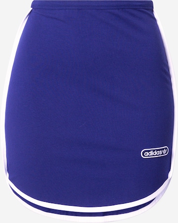 ADIDAS ORIGINALS Skirt 'Mini With Binding Details' in Blue: front