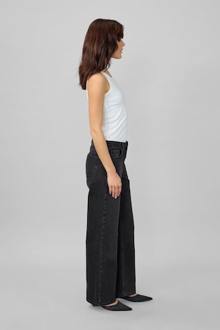 My Essential Wardrobe Wide leg Jeans in Zwart