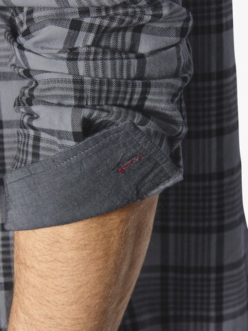 BABISTA Regular fit Button Up Shirt 'Verodassi' in Grey