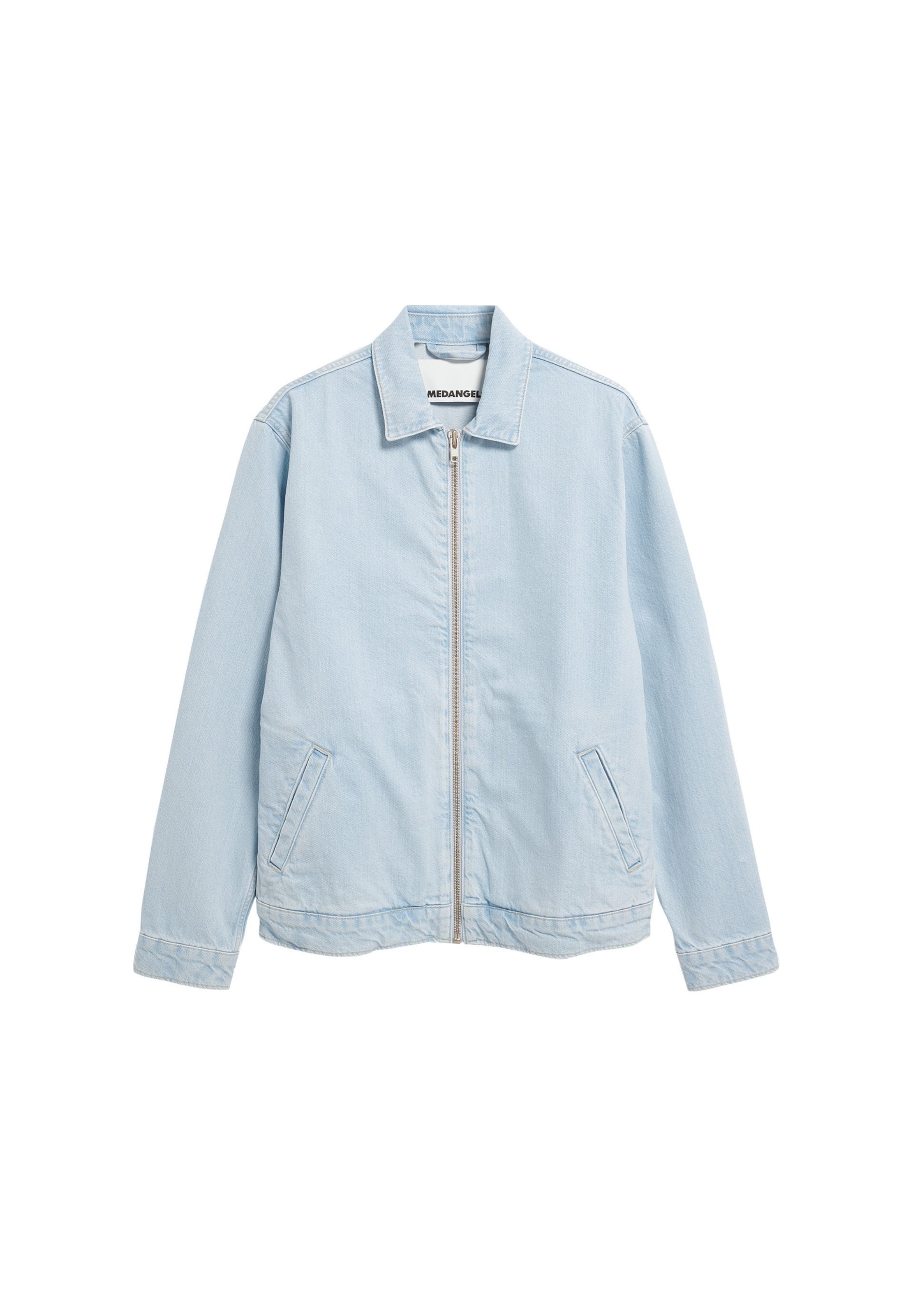 ARMEDANGELS Between-season jacket 'HARRINGTON' in Blue: front