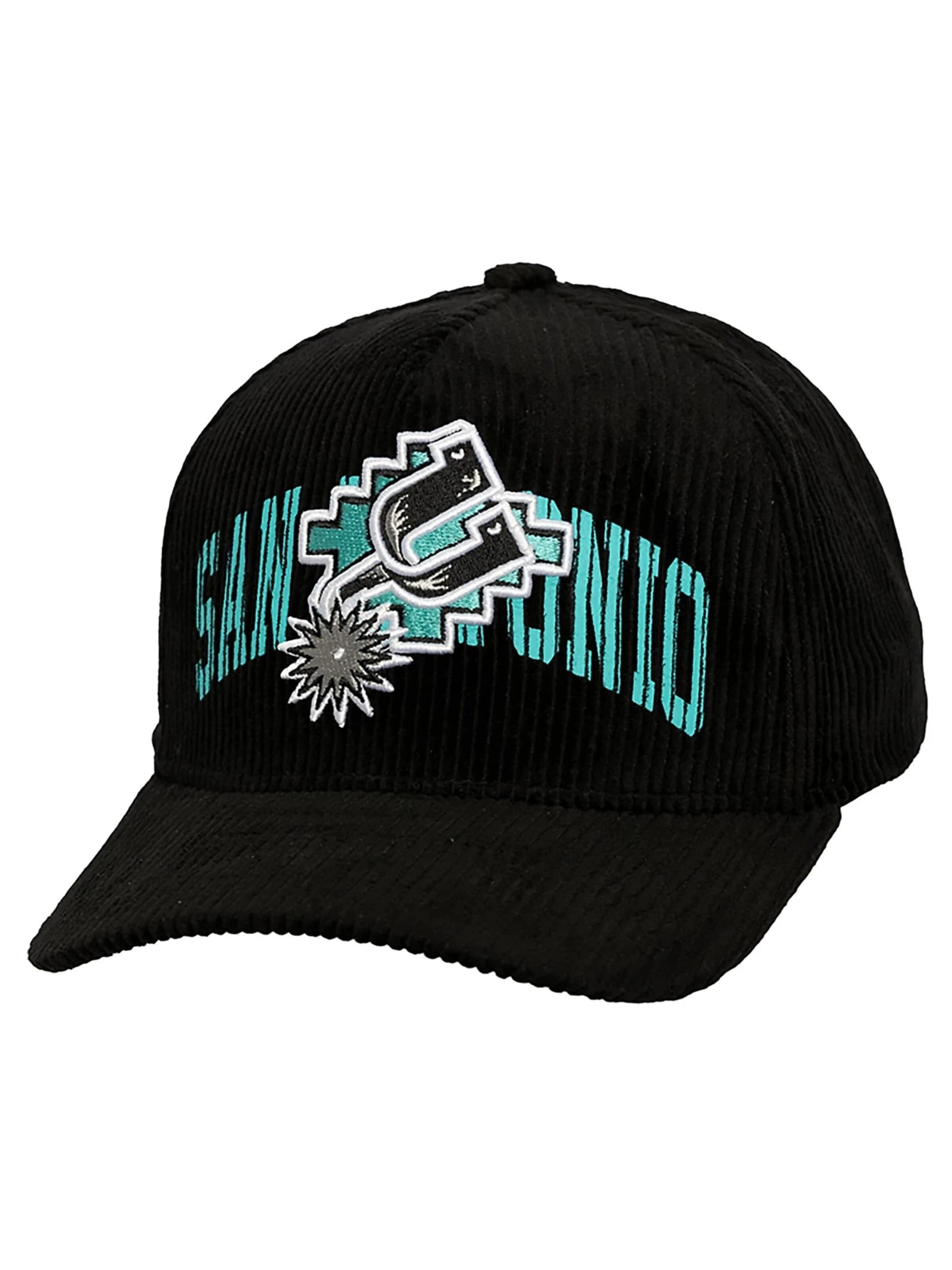 Mitchell & Ness Hætte 'Gorra mitchell & ness negra san antonio spurs arch stamp cord snapback=' i 54-64 i sort, Produktvisning