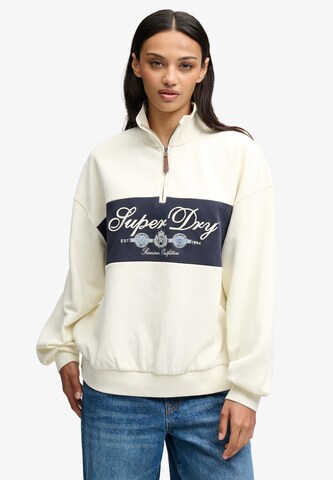 Sweat-shirt Superdry & Co en beige : devant