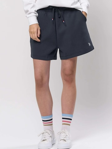 U.S. POLO ASSN. Normální Kalhoty 'Macha' – modrá: přední strana