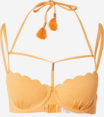 Balconnet Hauts de bikini Hunkemöller en orange : devant