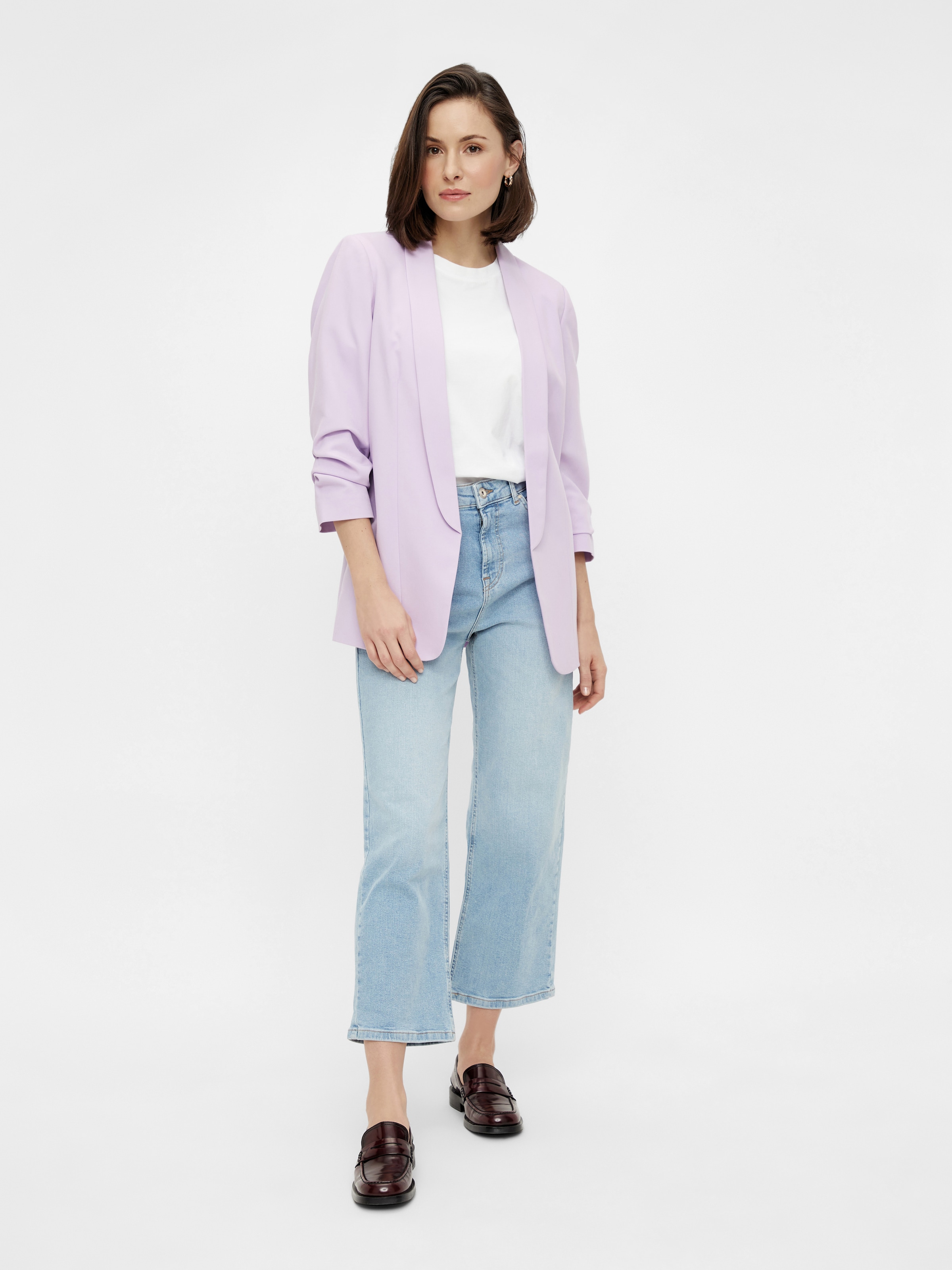 Frauen Blazer PIECES Blazer 'Boss' in Mauve - IU71807 Frauen Blazer PIECES Blazer 'Boss' in Mauve - IU71807