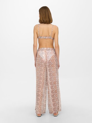 ONLY Wide leg Broek 'Anna' in Roze