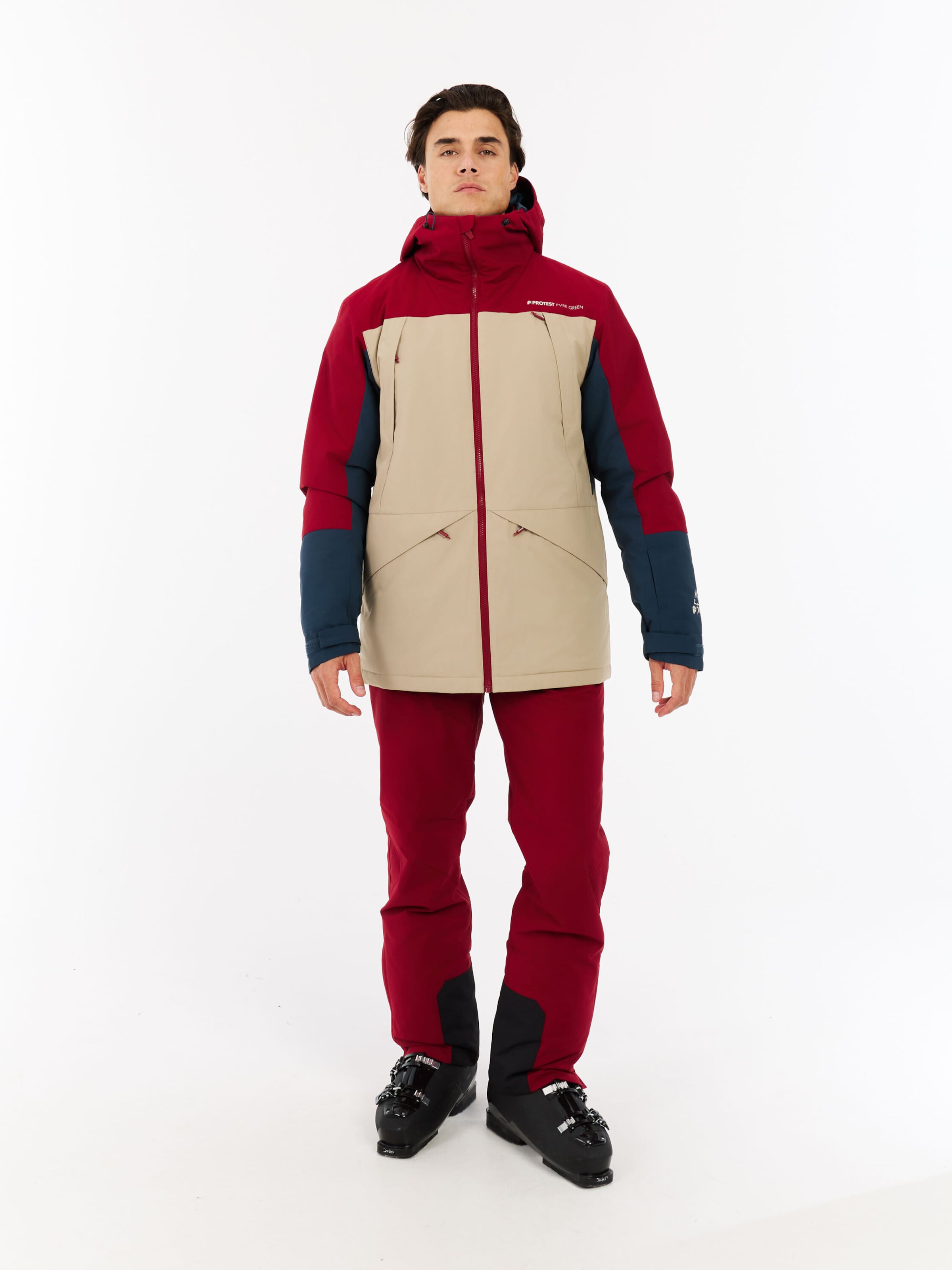 PROTEST Sportjacke 'PRTDunton'‌‌‌‌‌‌‌‌‌‌ in Rot