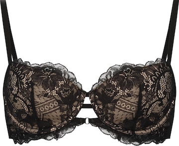 Hunkemöller Balconette BH 'Josefina' in Zwart: voorkant