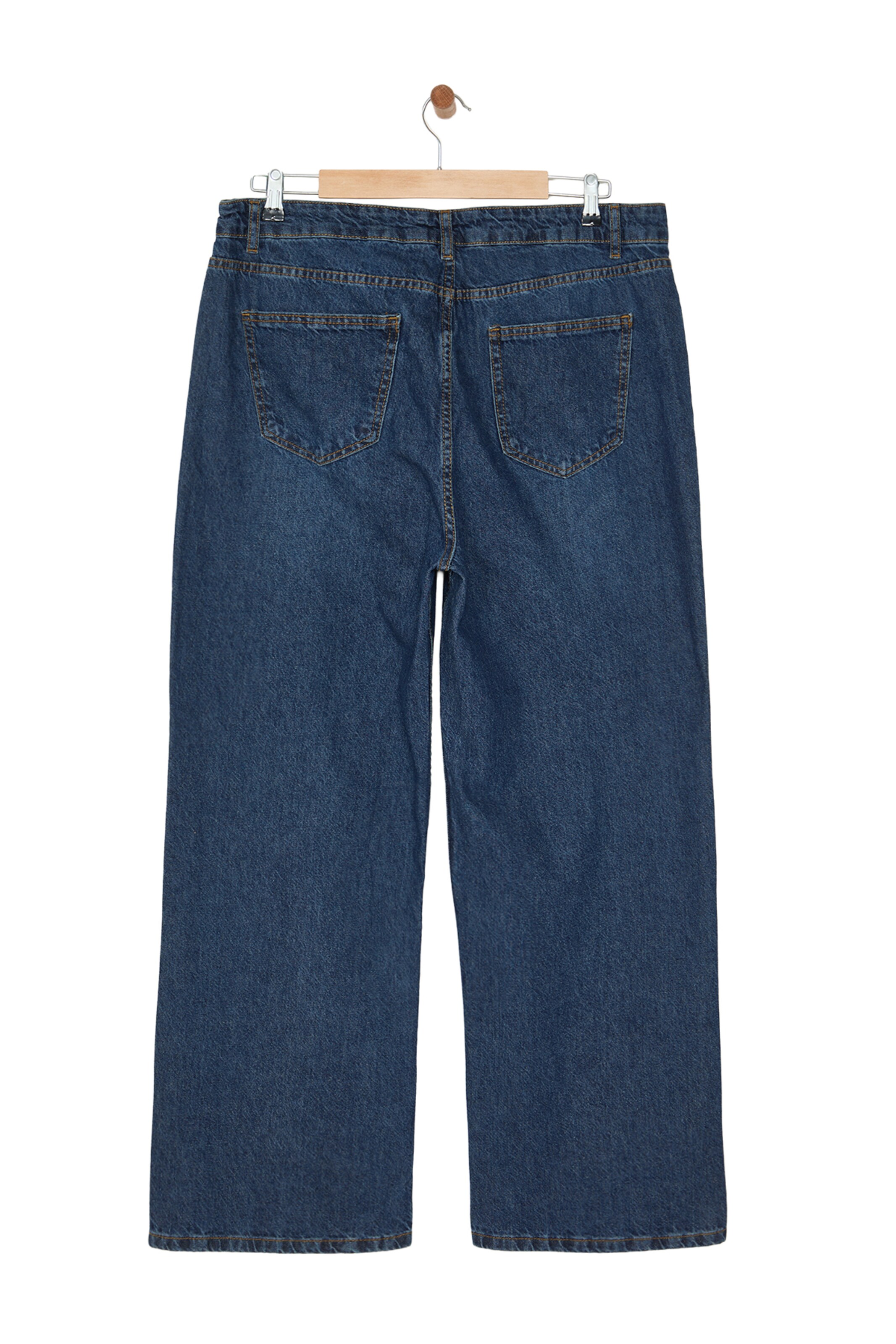 Trendyol Curve Loosefit Džíny – modrá