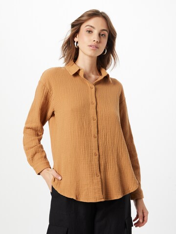 JDY Blouse 'THEIS' in Brown: front