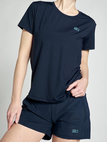 SPORTKIND Functioneel shirt 'Loose Fit Short Sleeve Shirt' in Blauw