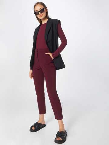 Warehouse Regular Pantalon 'Grazer' in Rood