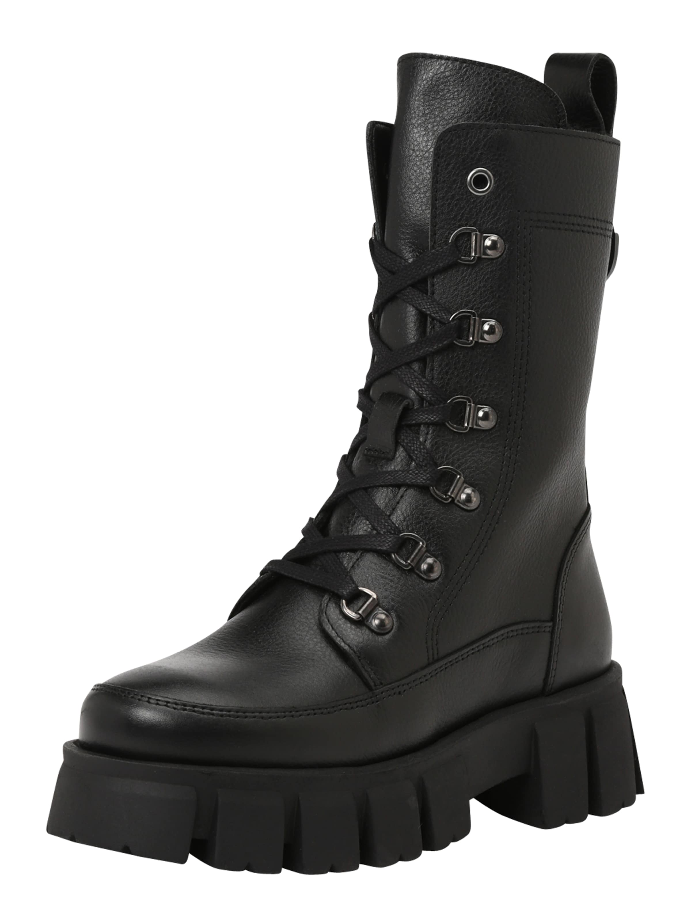 BUFFALO Veterlaarsjes 'Escape' in Zwart: voorkant