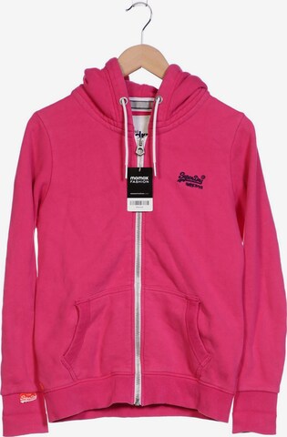 Superdry Kapuzenpullover L in Pink: predná strana