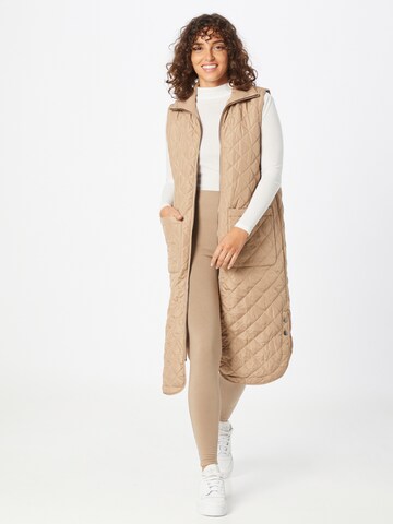 Gilet 'Severina' di Kaffe in beige