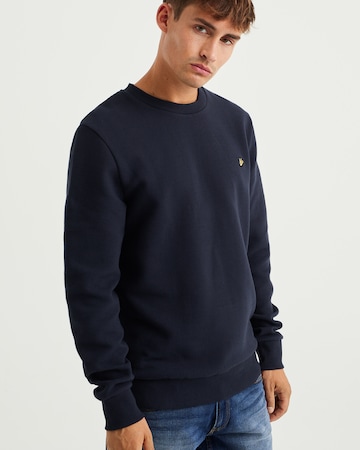 WE Fashion Sweatshirt in Blauw: voorkant