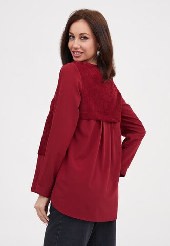 Awesome Apparel Bluse in Rot