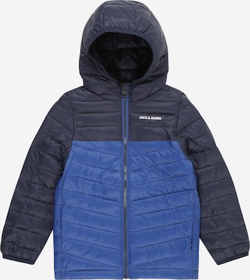 Jack & Jones Junior Prehodna jakna | modra barva: sprednja stran