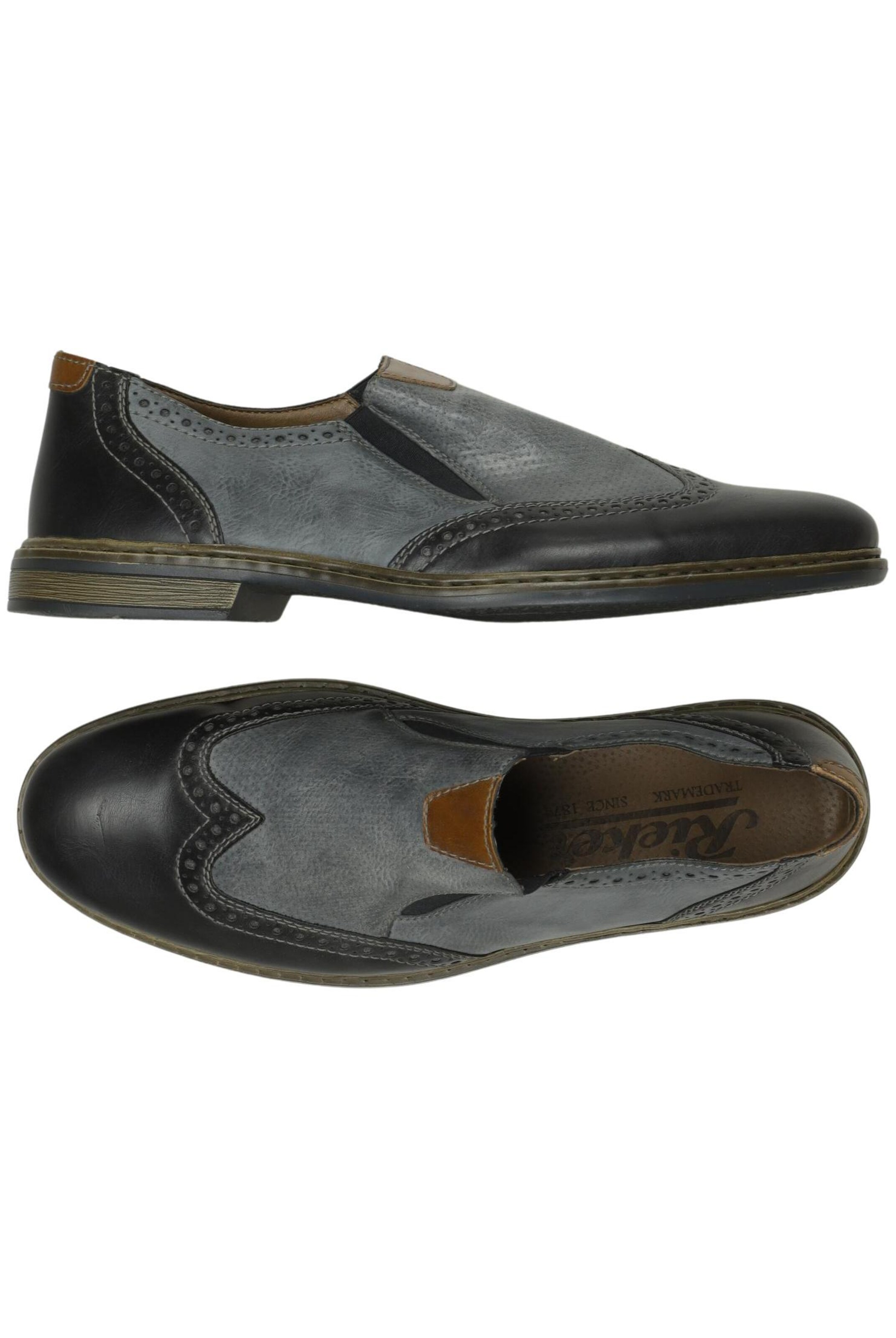 Rieker Flats & Loafers in 42 in Grey: front